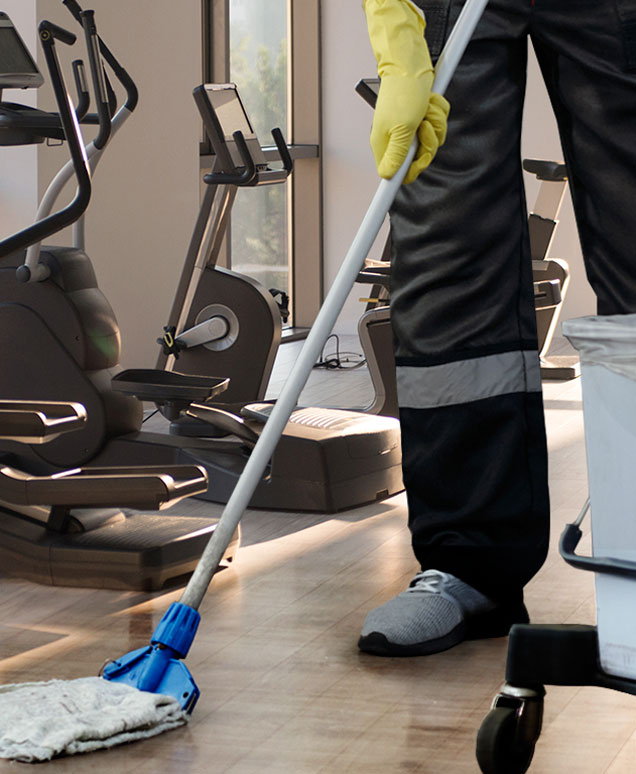 Gym cleaning | mopping